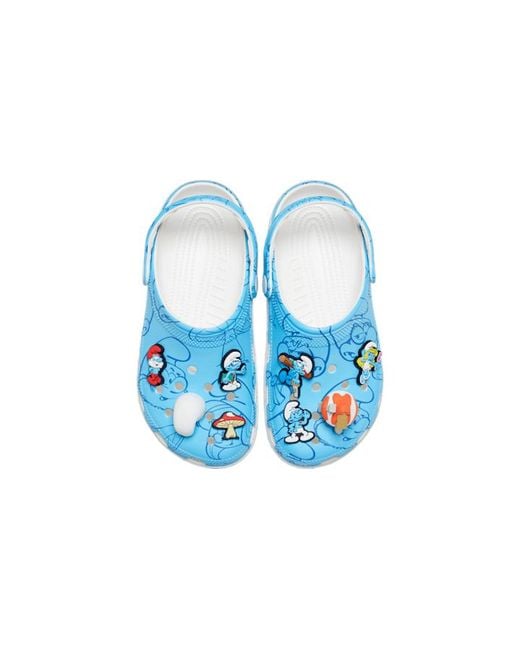 Smurfs Classic Sabots Multi CROCSTM en coloris Blue