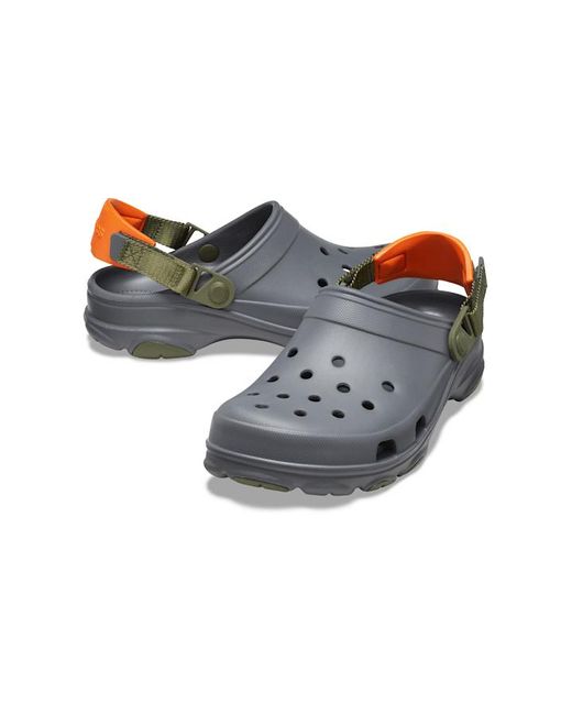 Crocs™ Slate Grey / Multi Classic All-terrain Clog in Gray - Lyst