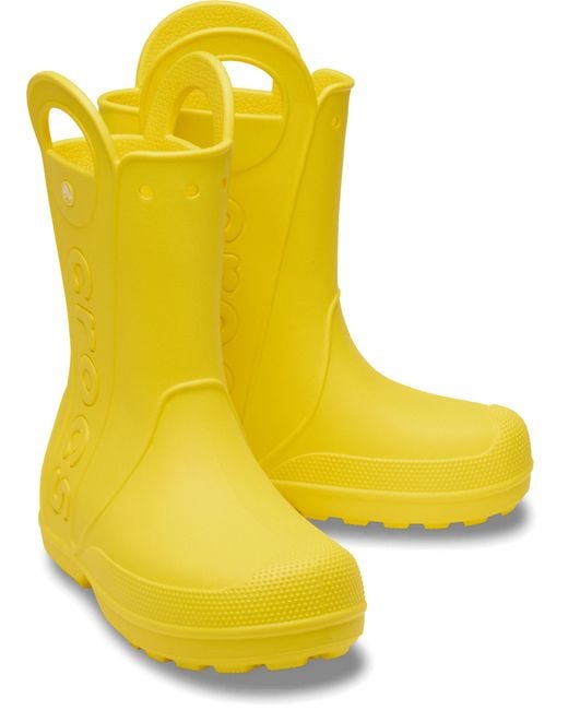 CROCSTM Yellow Handle It Rain Boot