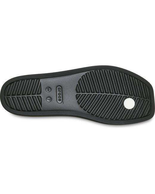 CROCSTM Black Miami Square Two Tone Flip