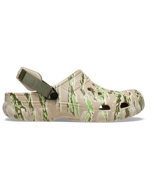 CROCSTM Black Offroad Sport Camo Clog; Cobblestone