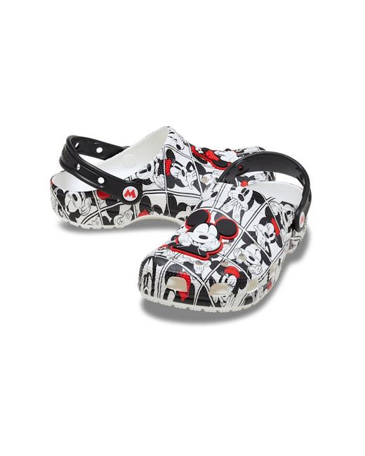 CROCSTM Black Mickey And Minnie Classic Clog