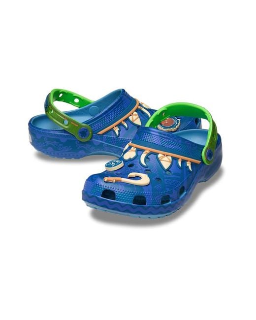 CROCSTM Blue | unisex | disney moana maui classic | clogs | patterned | 36