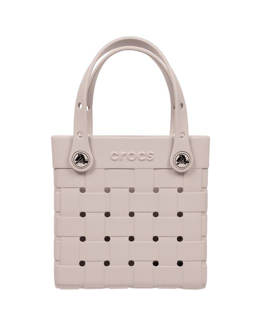 CROCSTM Pink Small Basket Woven Tote