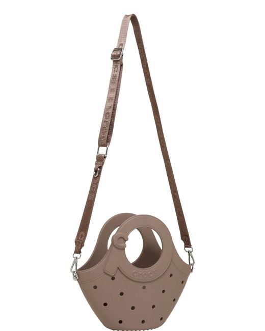 CROCSTM Black Small Handle Tote