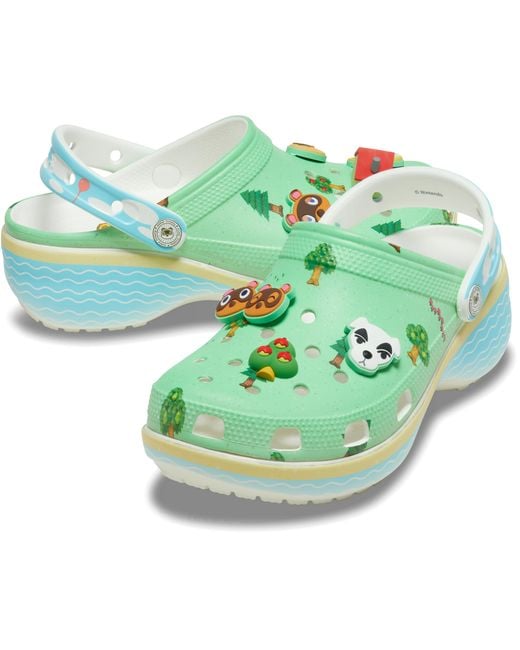 CROCSTM Green Animal Crossing Platform