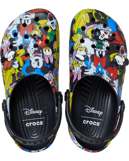 CROCSTM Black Mickey And Friends Classic Clog Multi Size 4 Uk / 5 Uk