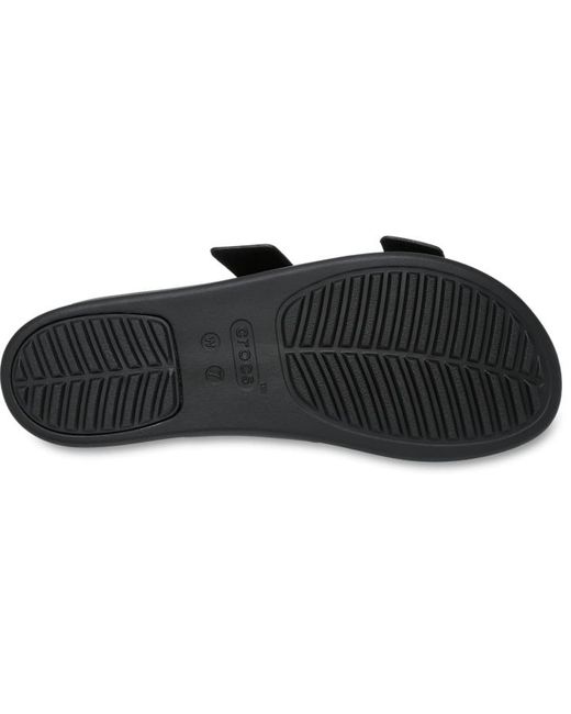 CROCSTM Black | damen | brooklyn buckle low low | sandalen | schwarz | 33