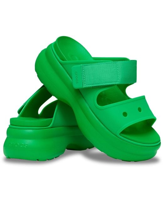 CROCSTM Green Soho Two Strap Sandal