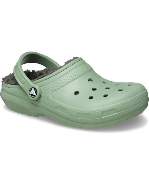 CROCSTM Green | unisex | classic lined | clogs | grün | 36