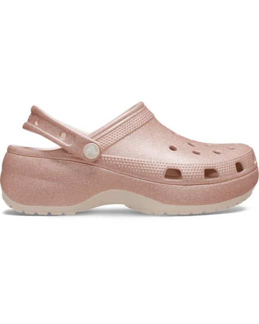 CROCSTM Black | damen | classic platform glitter | clogs | | 34