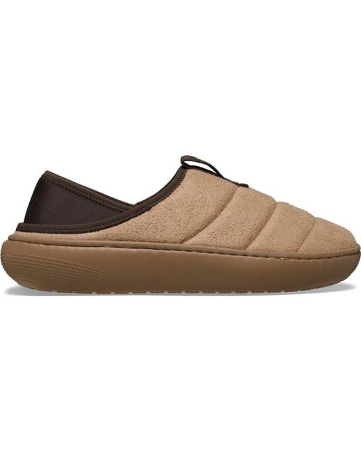 CROCSTM Black Classic Vegan Suede Moc
