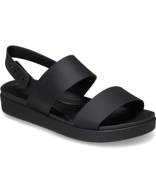 CROCSTM Black Brooklyn Backstrap Low Low