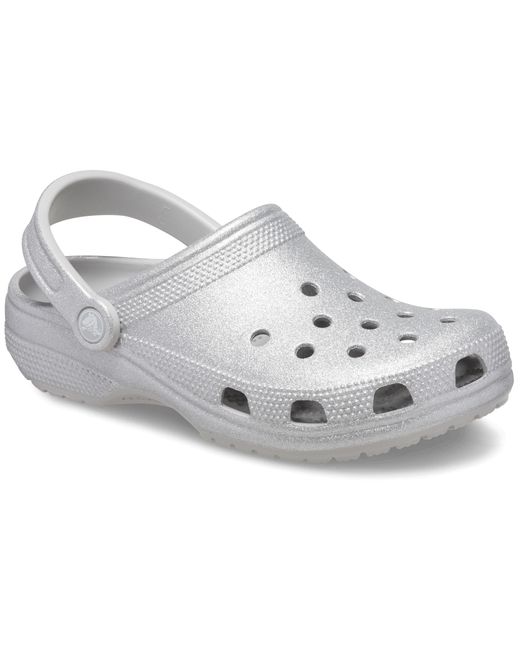 CROCSTM Black Classic Glitter Clog