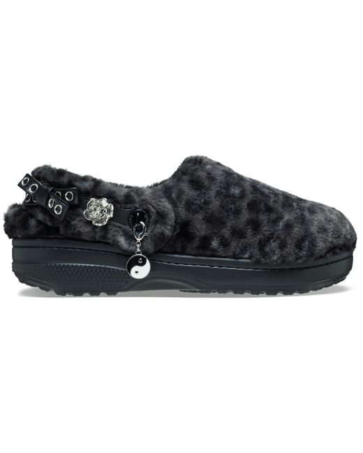 CROCSTM Black Classic Unfurgettable Leopard