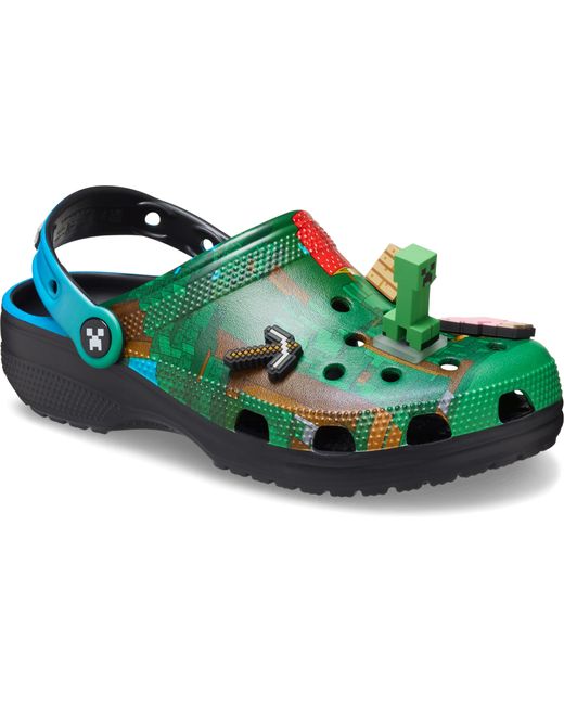 CROCSTM Green Minecraft Classic Clog for men