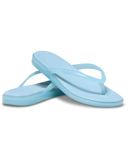 CROCSTM Black Miami Round Toe Jelly Flip