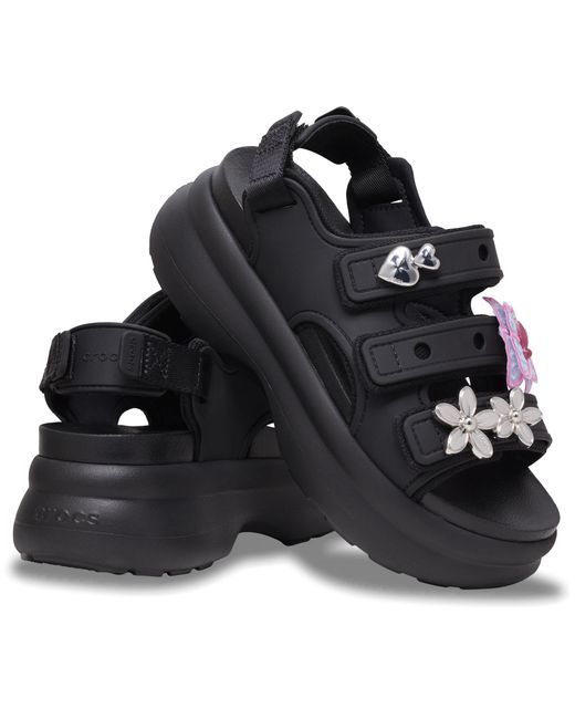 CROCSTM Black Soho Sport Sandal