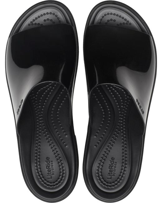 CROCSTM Black | damen | brooklyn high shine heel | sandalen | schwarz | 34