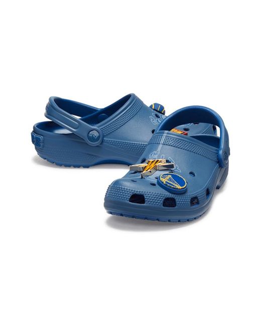CROCSTM Blue | unisex | nba warriors elevated classic | clogs | patterned | 36
