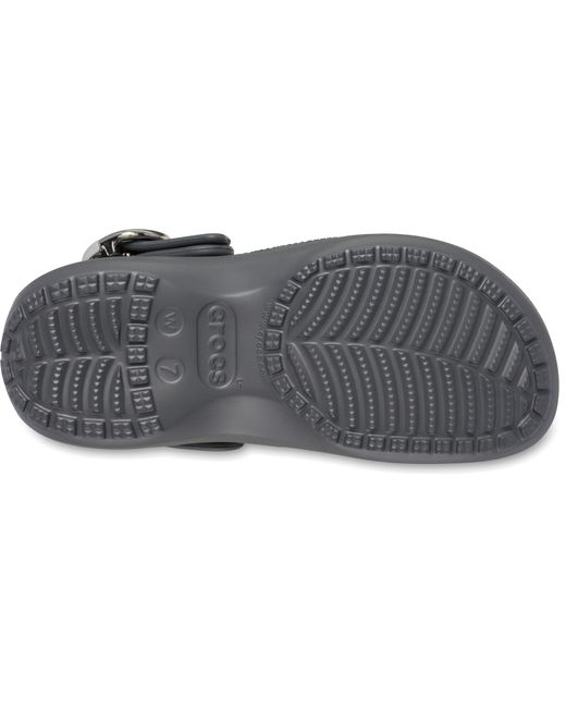 CROCSTM Black Classic Platform Dipped Buckle