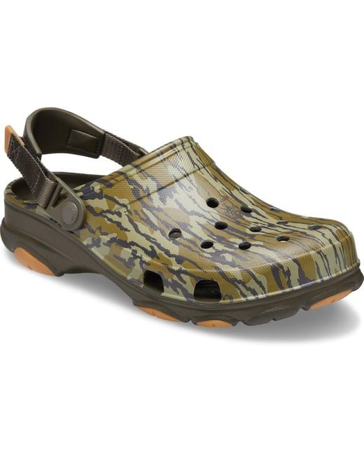 Crocs™ Khaki Classic All-terrain Mossy Oak Bottomland Clog in Natural