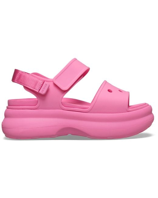CROCSTM Pink Soho Y-Strap Sandal
