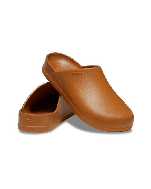 CROCSTM Black Dylan Clog; Cognac