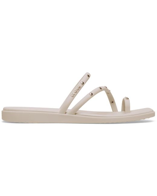 CROCSTM Black Miami Toe Loop Studded Sandal