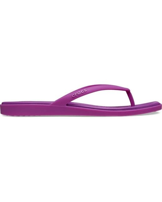 CROCSTM Purple Miami Flip
