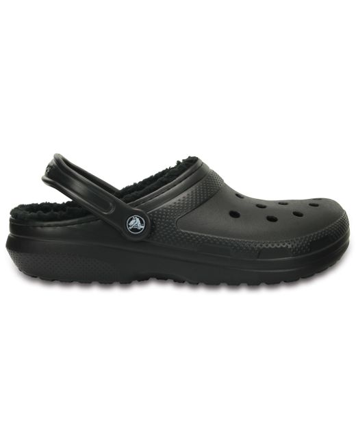CROCSTM Black Classic Lined Clog for men