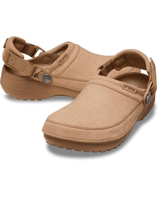 CROCSTM Black Classic Crafted Vegan Suede