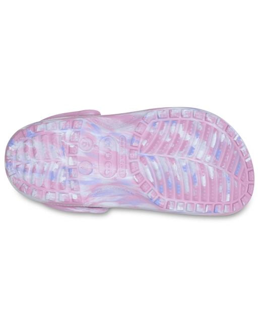 CROCSTM Purple Classic Marbled Clog; Hydrangea Multi