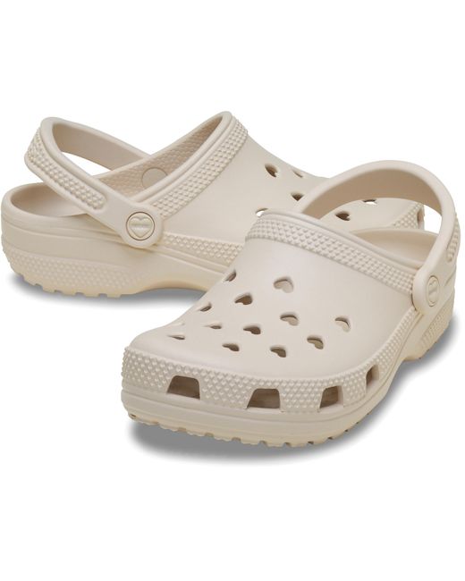 CROCSTM Black Classic Hearts Cut Out Clog