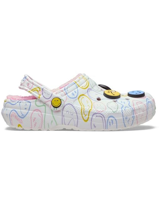 Smileyworld Classic Lined Sabots Multi CROCSTM en coloris Black