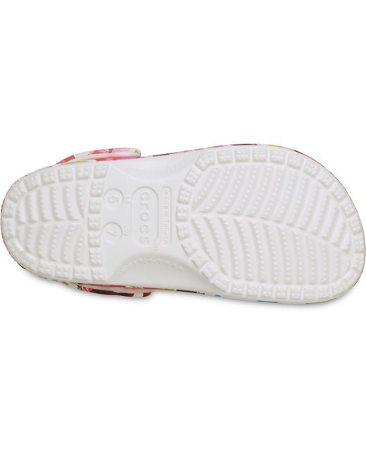 CROCSTM Black Classic Painted Floral