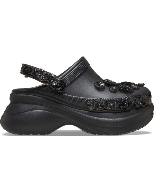 CROCSTM Black Bae Translucent Floral