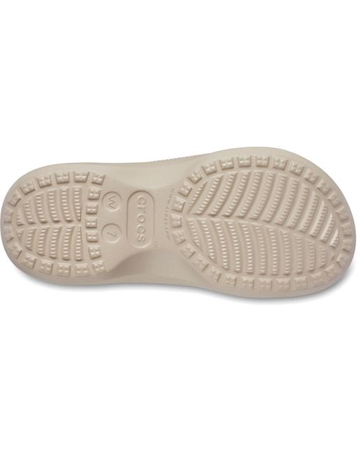 CROCSTM Black Saturday Platform Dipped Buckle Sandal