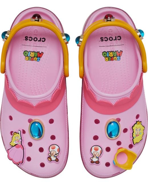 CROCSTM Pink Princess Peach Classic Platform