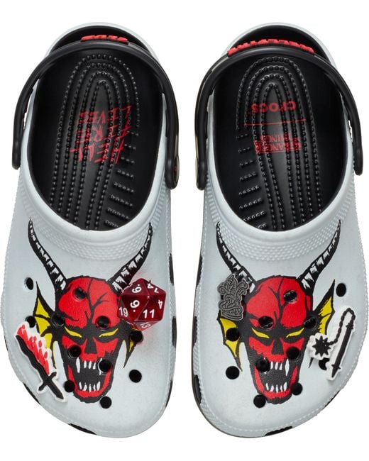 CROCSTM Black Stranger Things Hellfire Classic