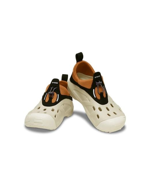 CROCSTM Black Quick Trail Low; Bone Multi