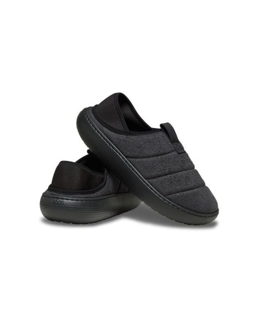CROCSTM Black Classic Vegan Suede Moc