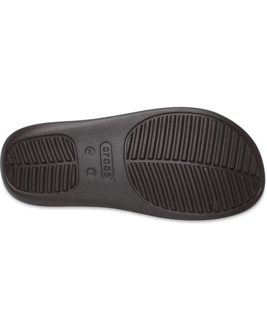 CROCSTM Black Getaway Platform H-strap Slide Sandal