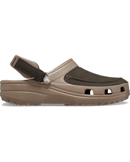 CROCSTM Brown Classic Yukon Vista Ii Literide Clog; Mushroom Chocolate for men