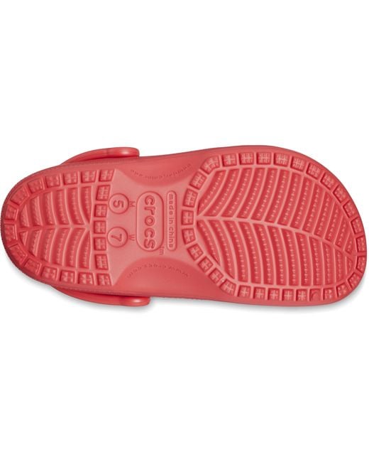 CROCSTM Red Classic Clog for men