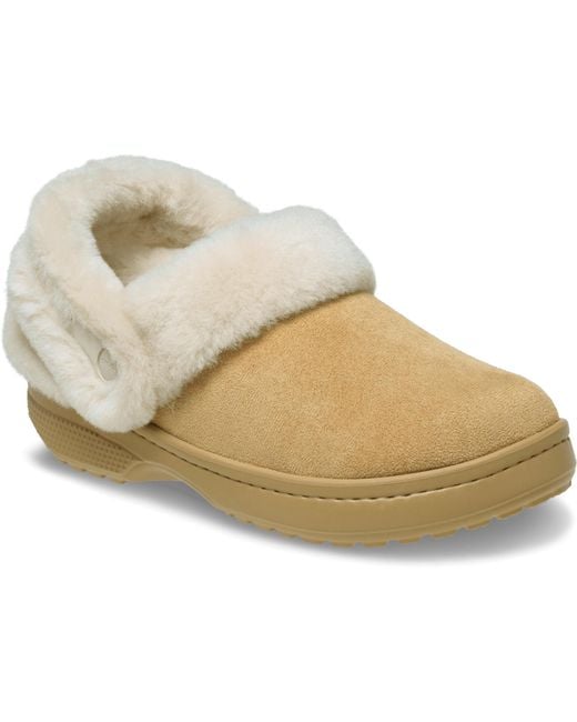 CROCSTM Black Classic Unfurgettable Vegan Suede Clog