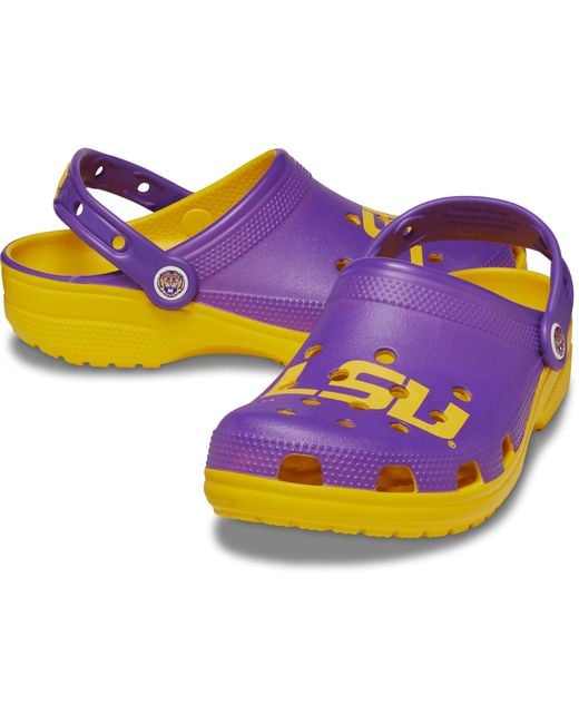 CROCSTM Black Lsu Classic Clog