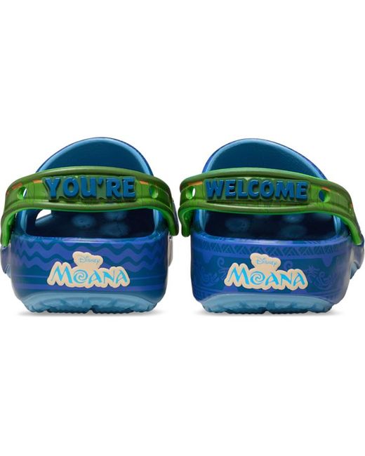 CROCSTM Blue | unisex | disney moana maui classic | clogs | patterned | 36