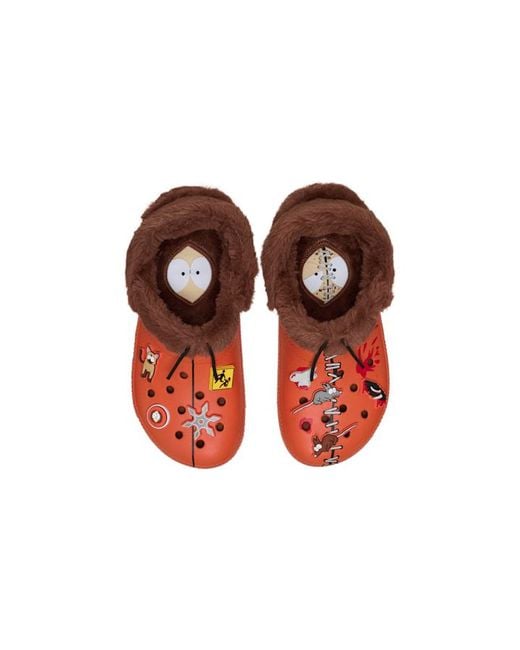 Crocs™ South Park Kenny Classic Lined Clog in Red | Lyst