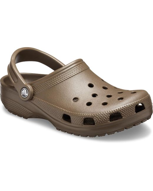 Crocs™ Classic Brown Clogs for Men - Lyst